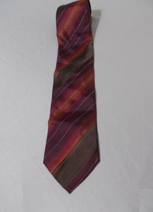 Краватка шовкова яскрава смужка "hugo boss"