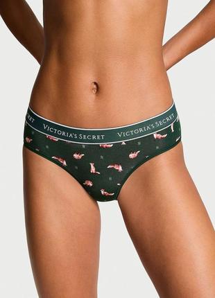 Трусики зеленые 🦊 Хлопковые слип оригинал victoria’s secret