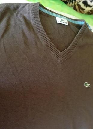 Реглан лонгслив фирменный lacoste оригинал 6