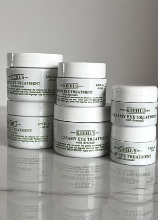Крем для шкіри навколо очей kiehl's since 1851 creamy eye treatment with avocado kiehls 28 мл крем з авокадо під очі kiehls eye cream 7/14/28ml