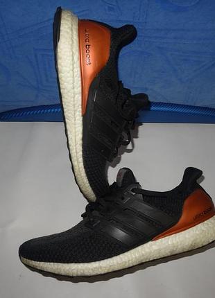 Кросівки adidas ultraboost 2.0 black чоловічі технологічні спортивні 45