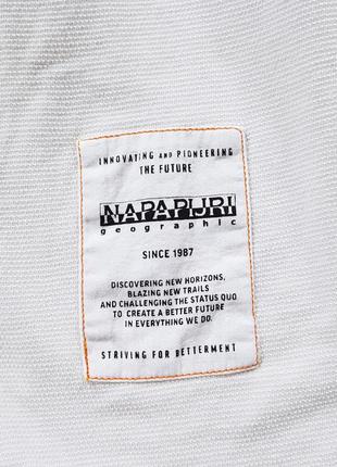 Napapijri плотная рубашка slim fit оригинал (m) 5