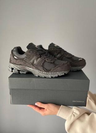 Брендовые кроссовки new balance 2002r black