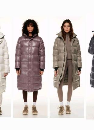 Пуховик aritzia super puff tm long. дуже теплий. оригінал.