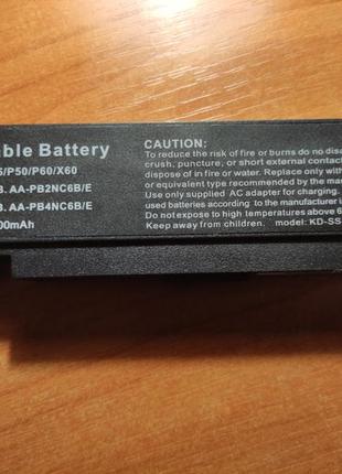 Батарея ноутбука samsung r60
