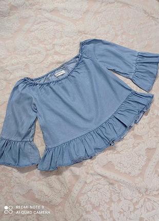 Блуза джинсова zara