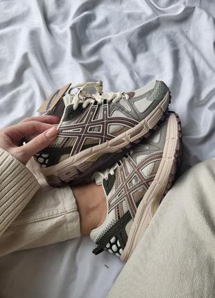 Женские кроссовки asics gel kahana brown