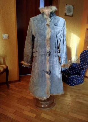 Замшевий плащ 2