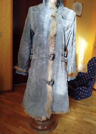 Замшевий плащ 3