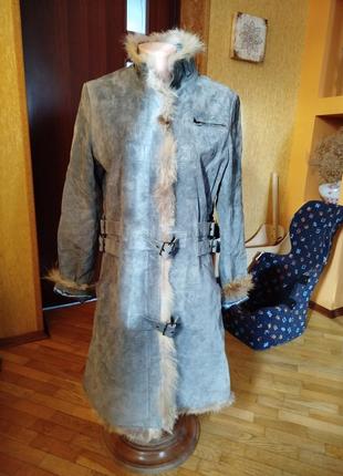 Замшевий плащ 4