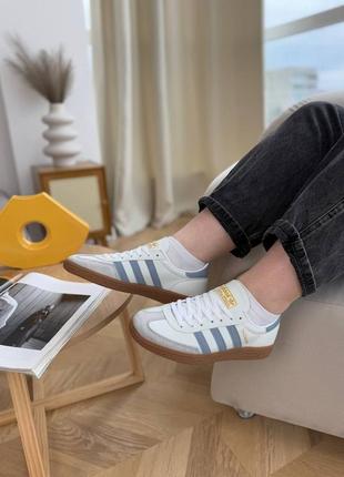 Кросівки жіночі adidas spezial white blue