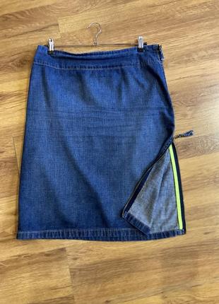 Юбка джинсовая р.48