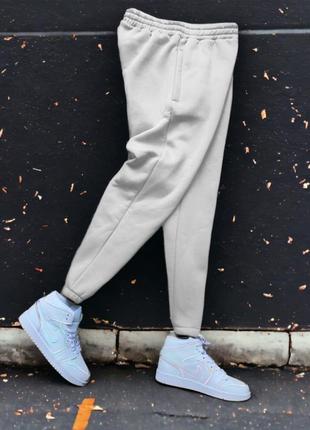 Теплые брюки мужские зимние красные