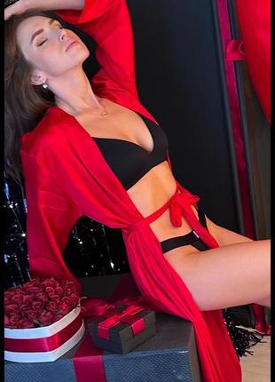 В наличии длинный сатиновый халат victoria’s secret оригинал