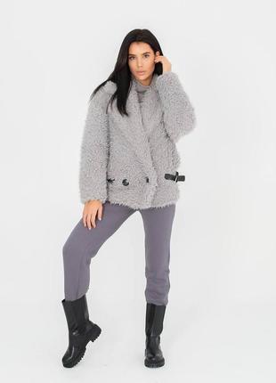 Шубка эко-мех на флисовой основе