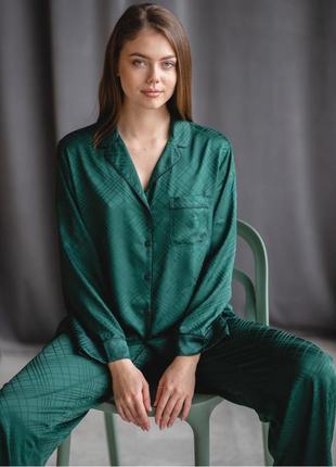 Сатиновая пижама victoria's secret виктория сикрет оригинал