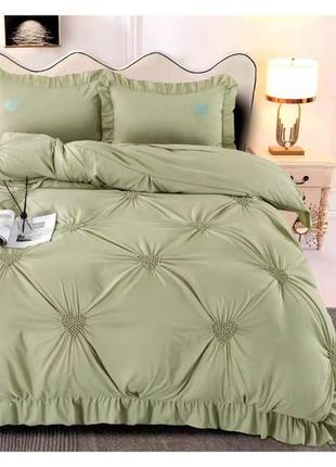 Стильное постельное белье сатин мягкое прочное и долговечное