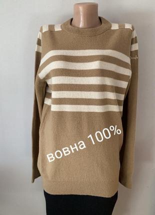 Роскошный брендовый джемпер высокого качества, 100% шотландская шерсть