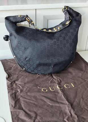 Gucci hobo canvas сумка  вінтаж