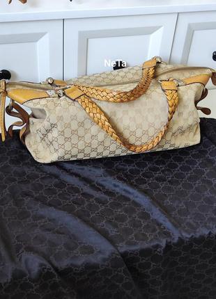 Gucci bamboo tote medium сумка  вінтаж