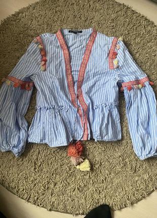 Блуза trf outerwear котон