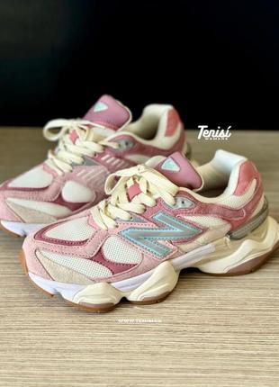 Кроссовки 1950 баланс 9060 розовые new balance 9060 pink rose
