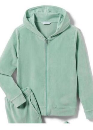 Женская велюровая кофта tcm tchibo р (36/38 евро)