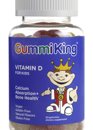 Gummi king витамин d для детей 60 шт. vitamin d gummiking