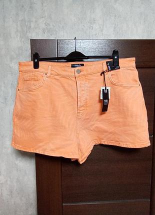 Брендовые новые коттоновые джинсовые шорты р.20.