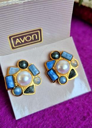 Сережки avon, south of france, нові, вінтаж