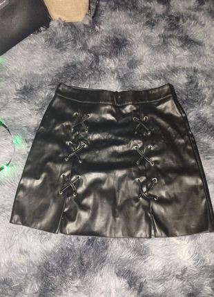 Спідниця еко-шкіра нова