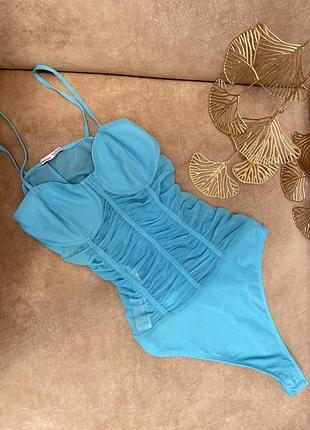 Боді бірюзового кольору