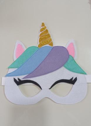 Маска єдиноріг