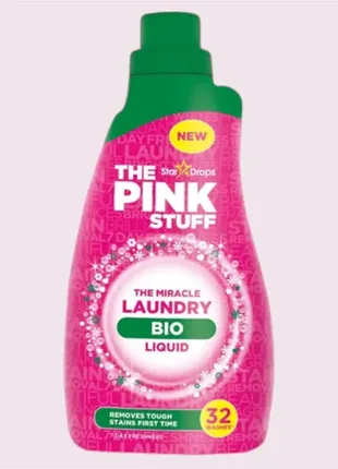 Pink stuff bio laundry liquid (суперконцентрат), 960 мл