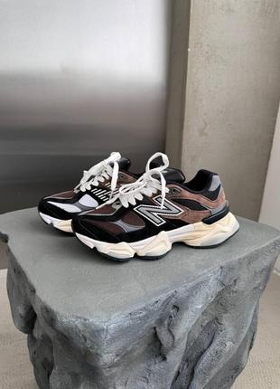 Кросівки new balance 9060 “dark brown” premium