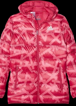 Стильная куртка пуффер adidas на 11-12 лет