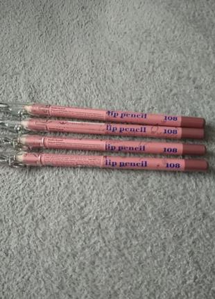 Карандаш для губ glambee lip pencil 108