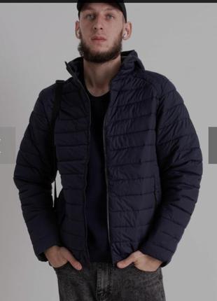 Куртка мужская весна-осень с капюшоном