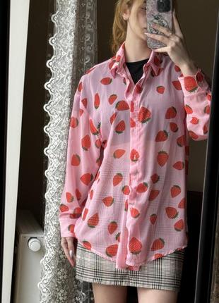 Сорочка рожева