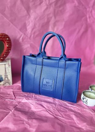 Сумка голубая 🩵маленька «the tote bag» 🤓🩵