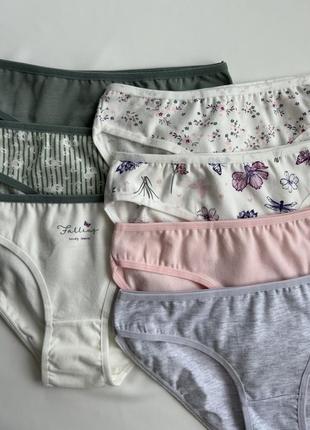 Набор трусиков из хлопка