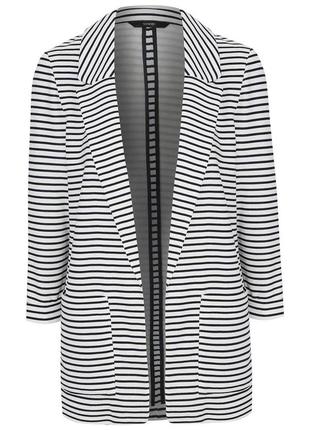 Стильный пиджак жакет в полоску