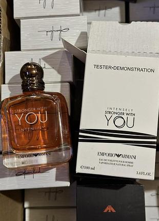 Тестер парфумована вода emporio armani stronger with you intensely