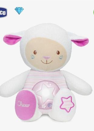 Chicco ночник с функцией записи голоса ягненок lullaby