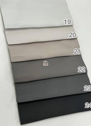 Тканина для штор блекаут flat матова однотонна, колір бірюзовий №15, шторна тканина на відріз