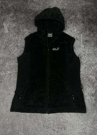 Женские теди жилетка jack wolfskin