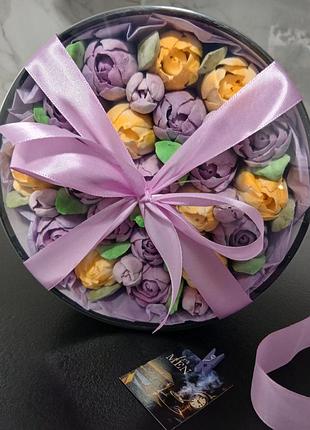 Коробка с зефиром 💜🧡