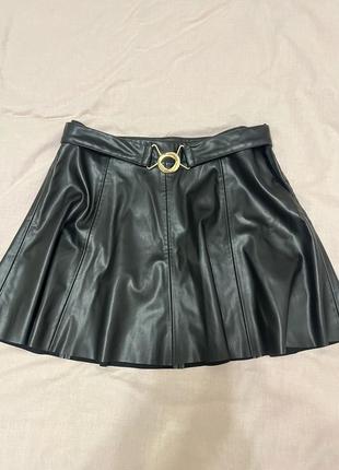 Кожаная юбка👗