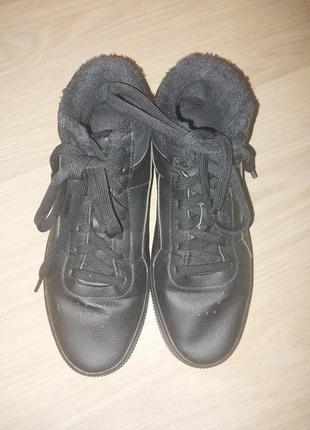 Теплі кросівки puma black
