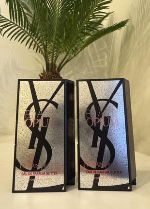 Новинка, оригінал yves saint laurent black opium glitter парфумована вода